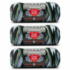 3 Pack Red Heart® All in One™ Granny Square™ Yarn