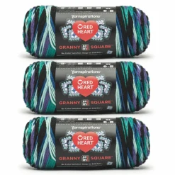 3 Pack Red Heart® All in One™ Granny Square™ Yarn