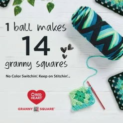 3 Pack Red Heart® All in One™ Granny Square™ Yarn