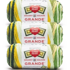 3 Pack Red Heart® All in One™ Granny Square Grande™ Yarn