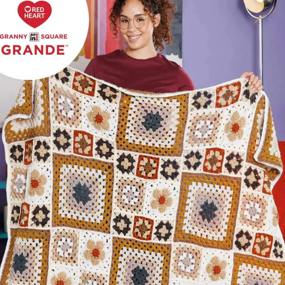 3 Pack Red Heart® All in One™ Granny Square Grande™ Yarn