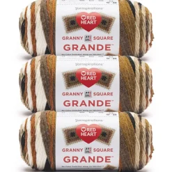 3 Pack Red Heart® All in One™ Granny Square Grande™ Yarn