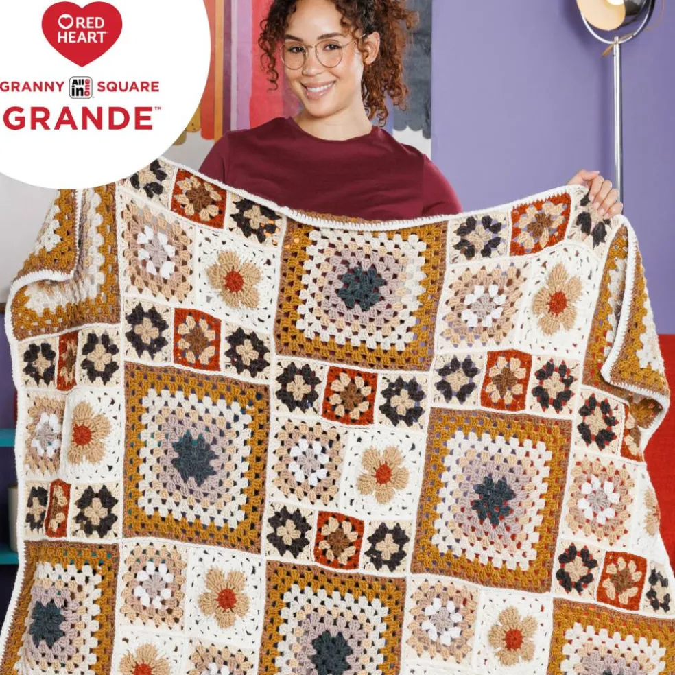 3 Pack Red Heart® All in One™ Granny Square Grande™ Yarn