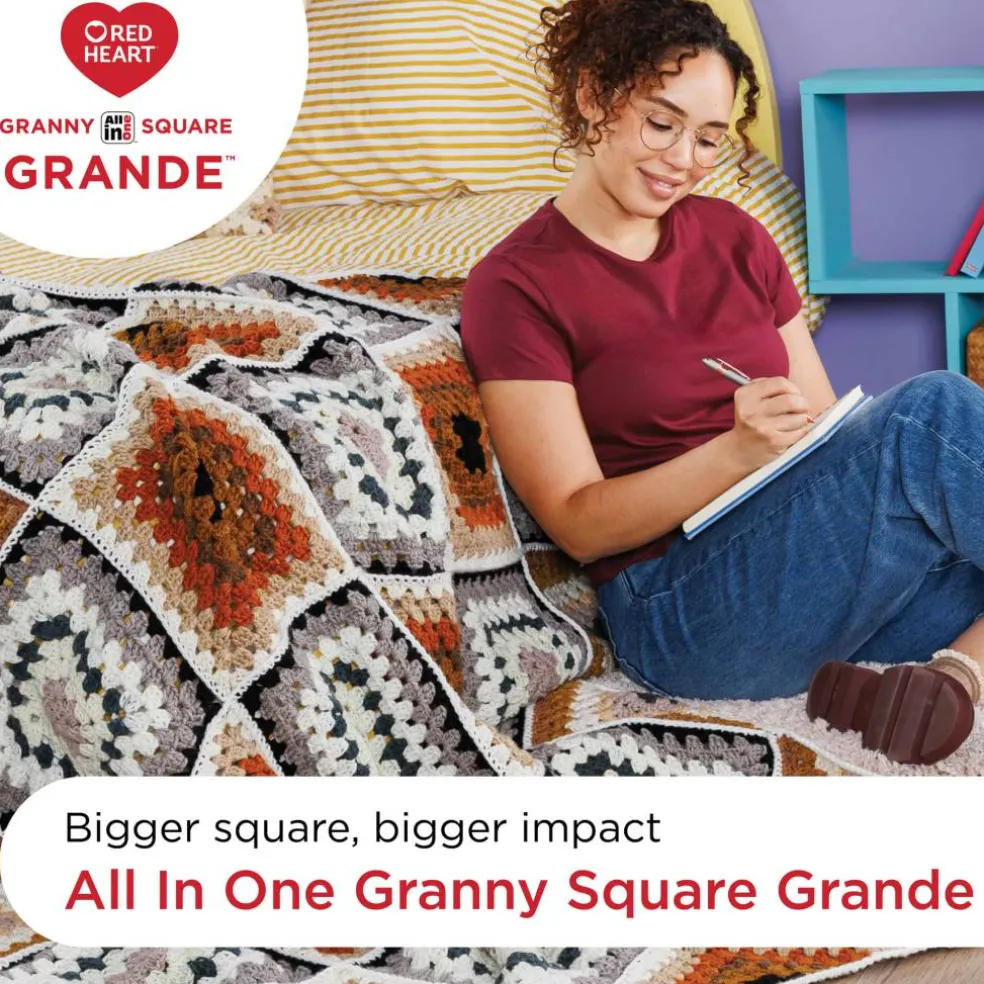3 Pack Red Heart® All in One™ Granny Square Grande™ Yarn