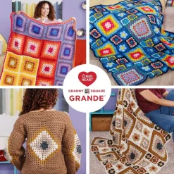 3 Pack Red Heart® All in One™ Granny Square Grande™ Yarn