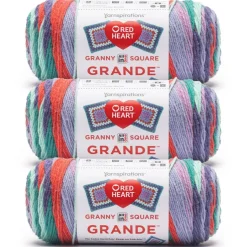 3 Pack Red Heart® All in One™ Granny Square Grande™ Yarn