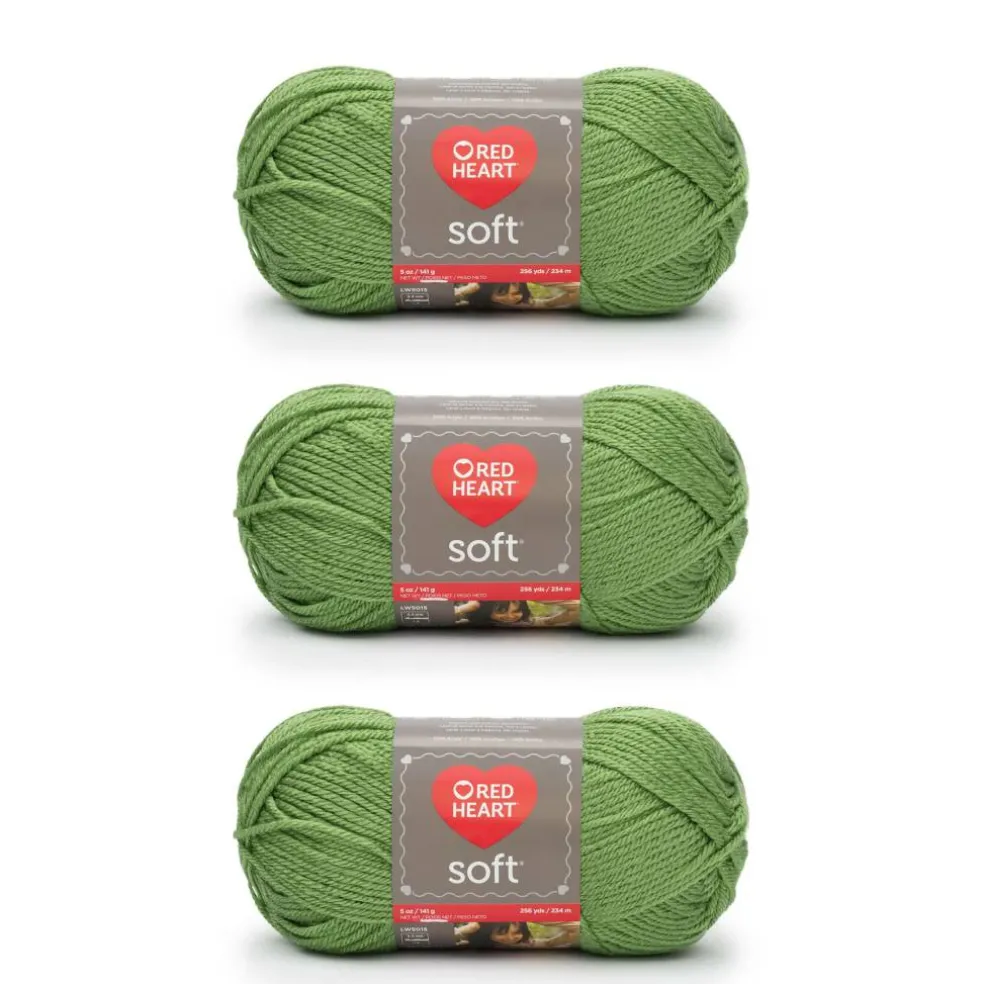 3 Pack Red Heart® Soft™ Solids Yarn