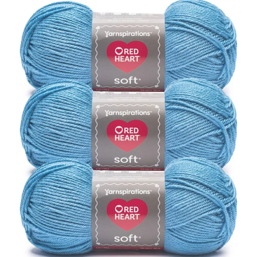 3 Pack Red Heart® Soft™ Solids Yarn