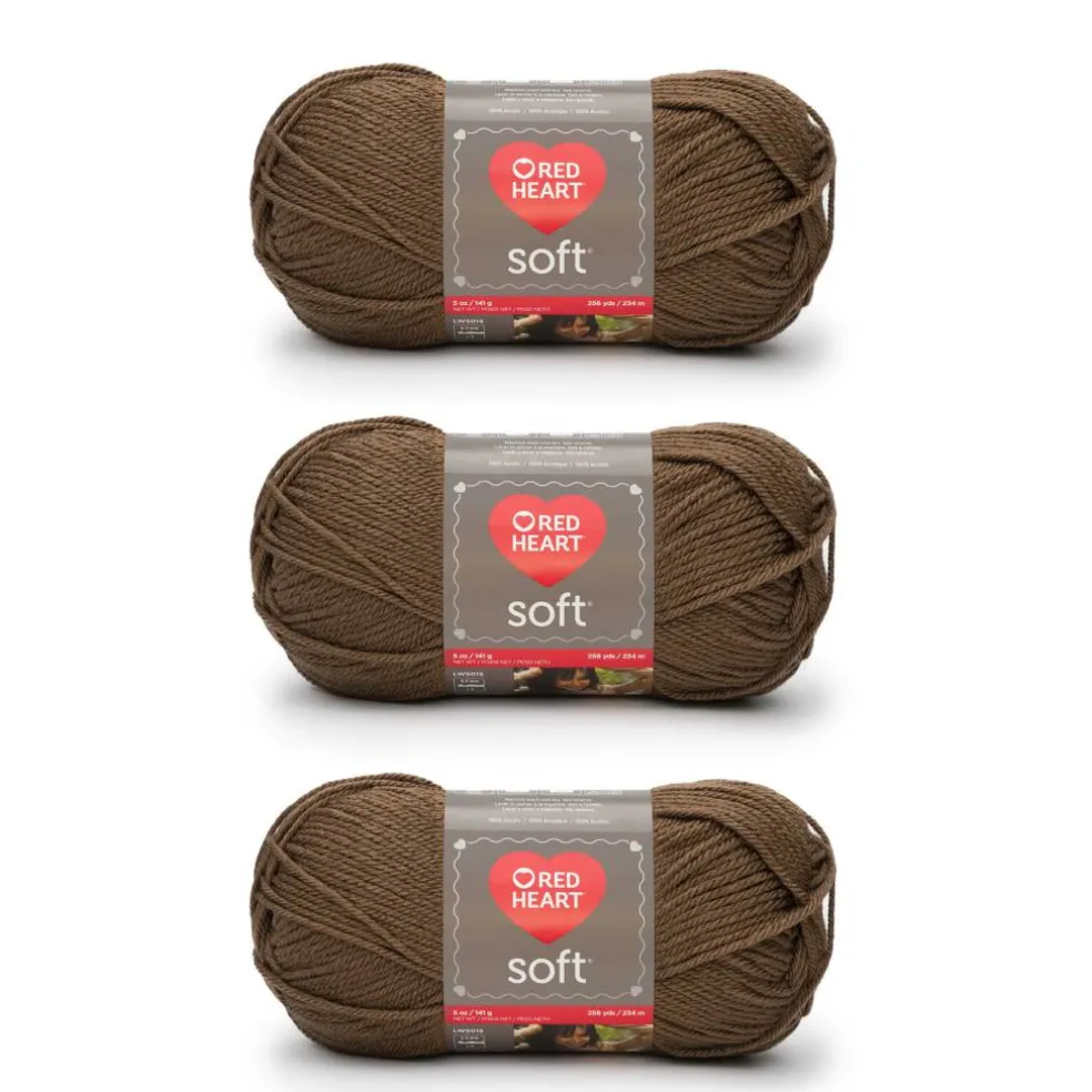 3 Pack Red Heart® Soft™ Solids Yarn