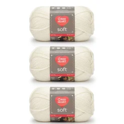 3 Pack Red Heart® Soft™ Solids Yarn
