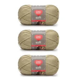 3 Pack Red Heart® Soft™ Solids Yarn