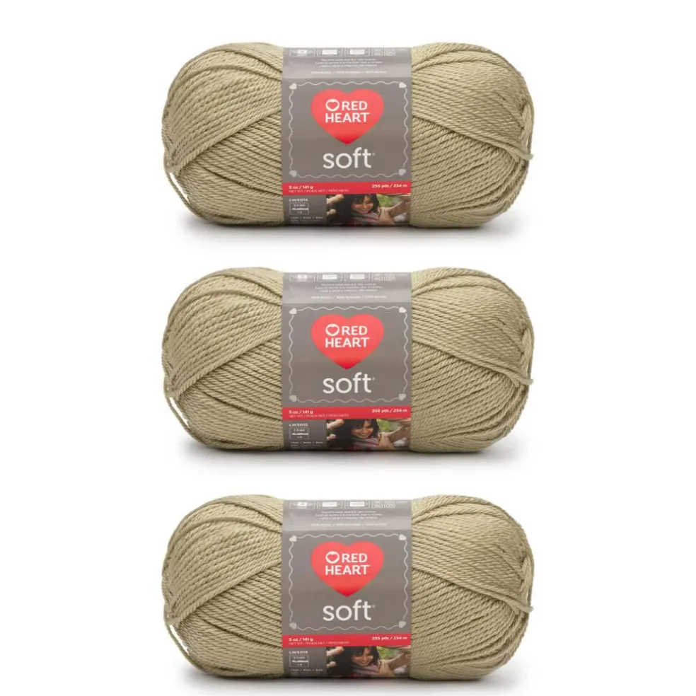 3 Pack Red Heart® Soft™ Solids Yarn