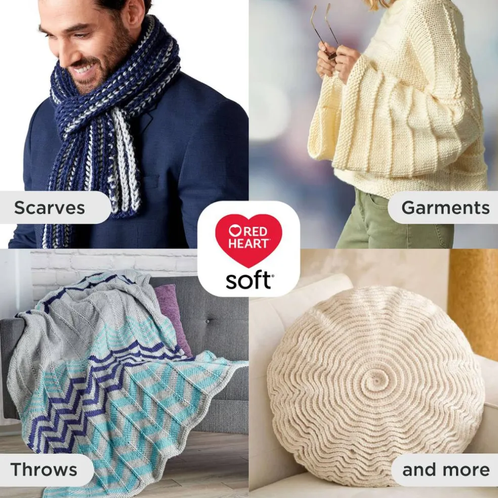 3 Pack Red Heart® Soft™ Solids Yarn