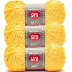 3 Pack Red Heart® Soft™ Solids Yarn