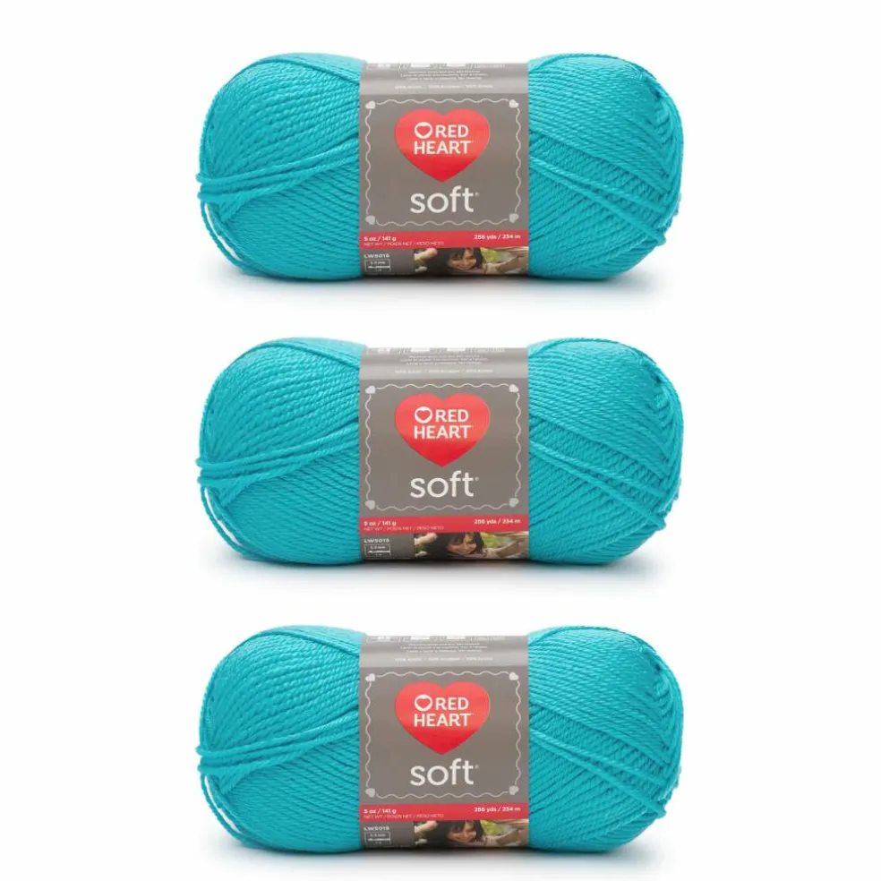 3 Pack Red Heart® Soft™ Solids Yarn