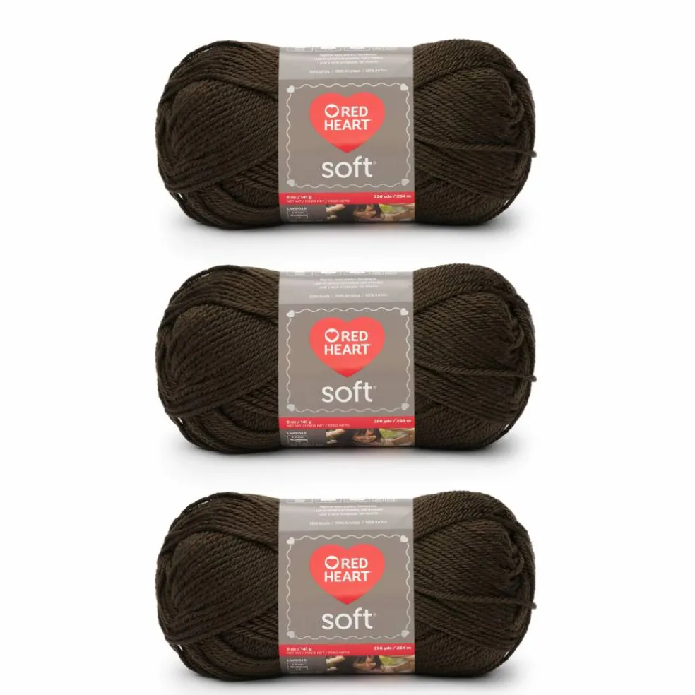 3 Pack Red Heart® Soft™ Solids Yarn