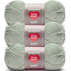 3 Pack Red Heart® Soft™ Solids Yarn
