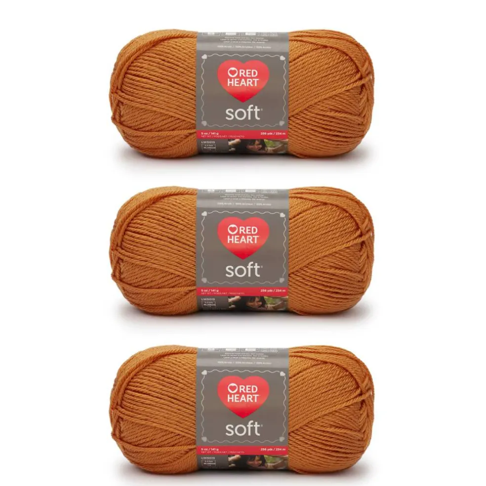 3 Pack Red Heart® Soft™ Solids Yarn