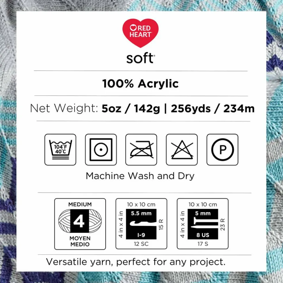 3 Pack Red Heart® Soft™ Solids Yarn
