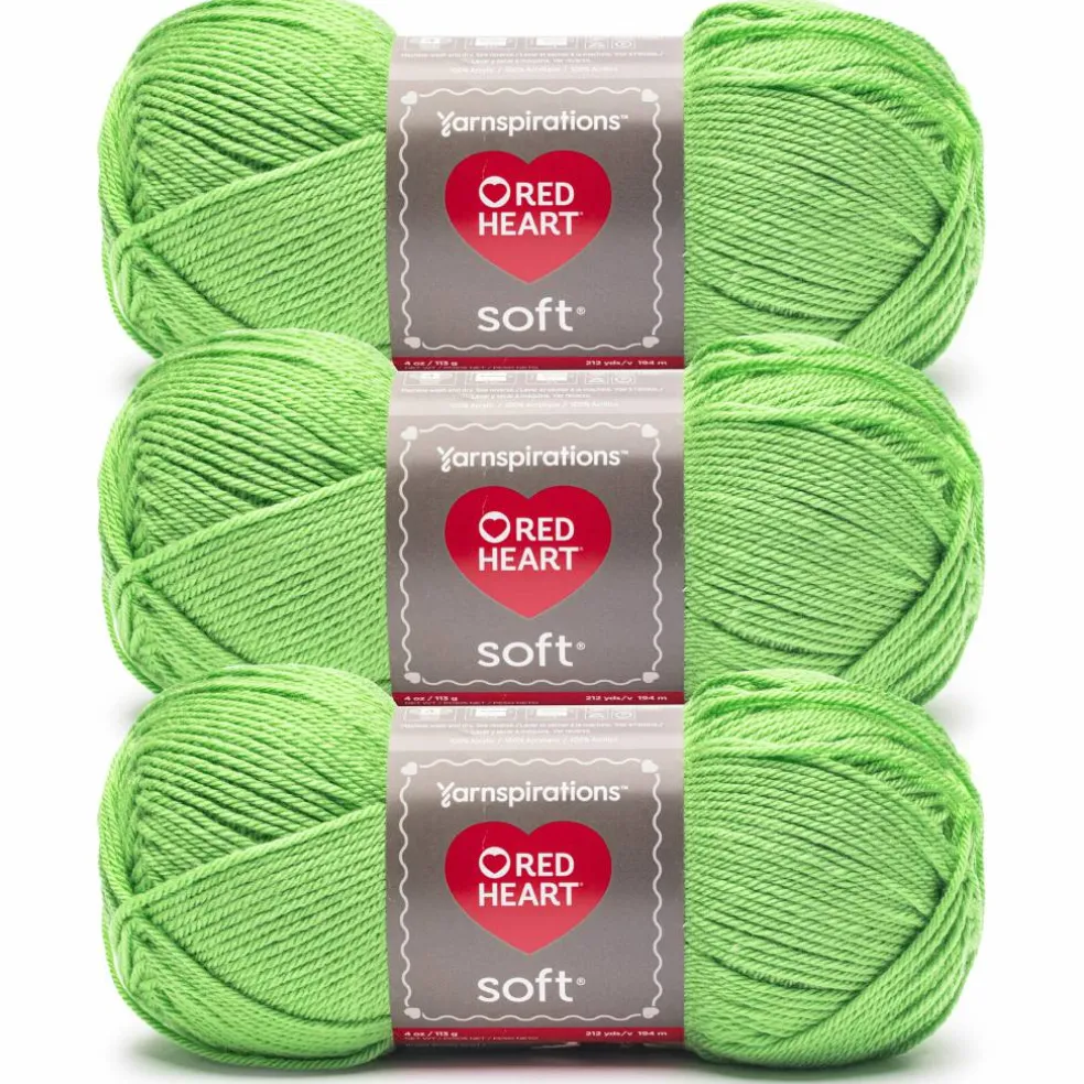3 Pack Red Heart® Soft™ Solids Yarn