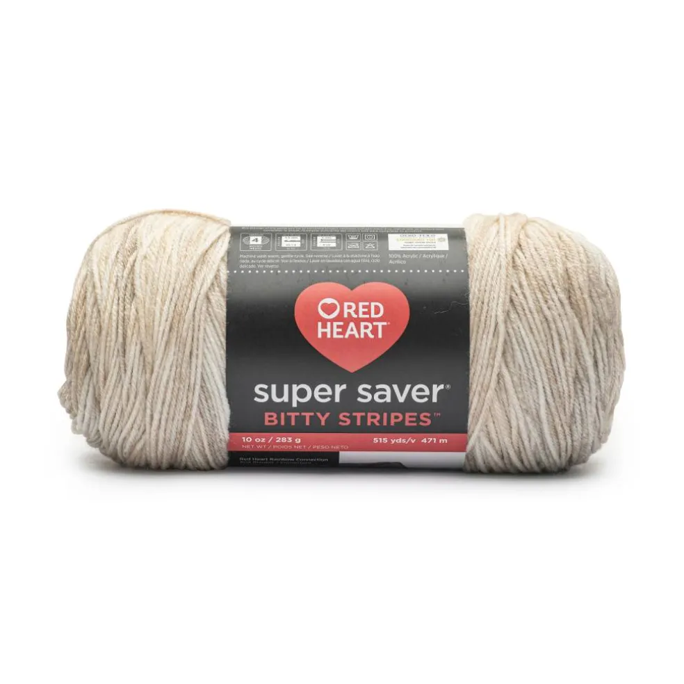 2 Pack Red Heart® Super Saver® Bitty Stripes™ Yarn