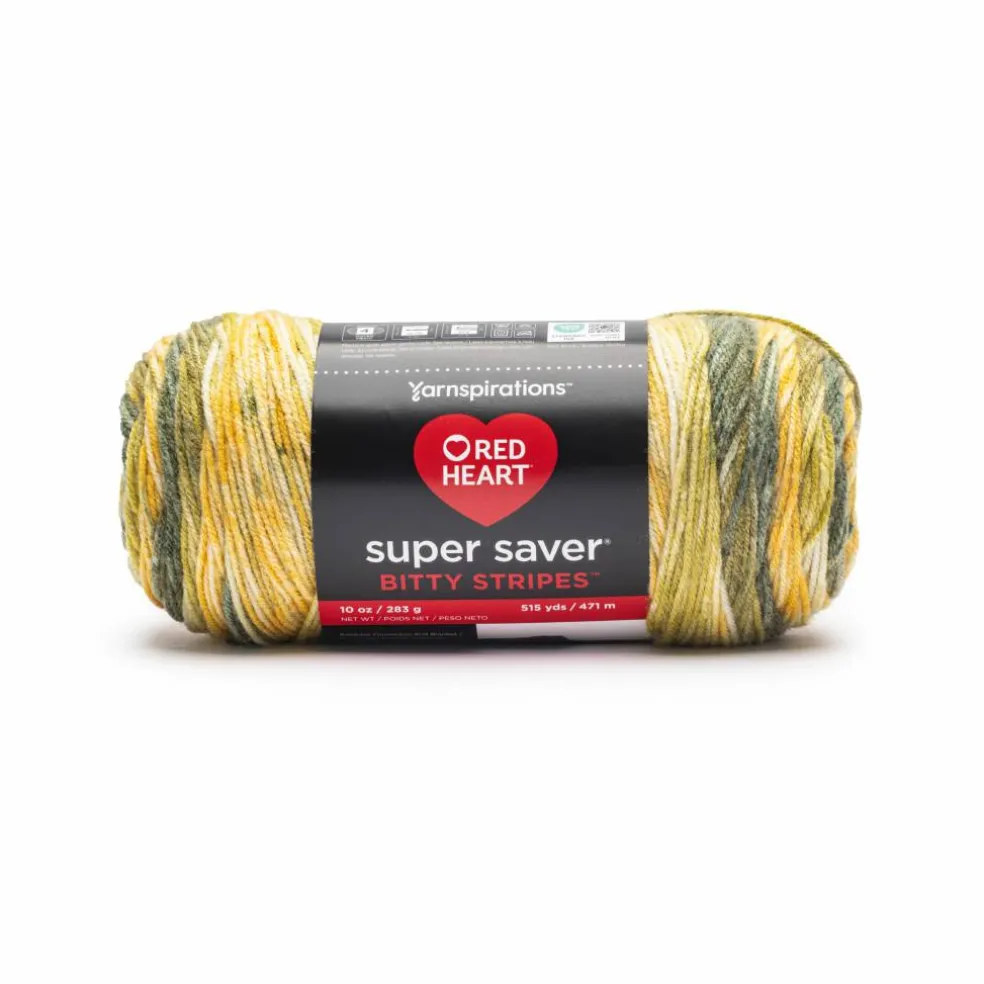 2 Pack Red Heart® Super Saver® Bitty Stripes™ Yarn