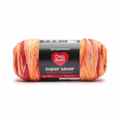 2 Pack Red Heart® Super Saver® Bitty Stripes™ Yarn