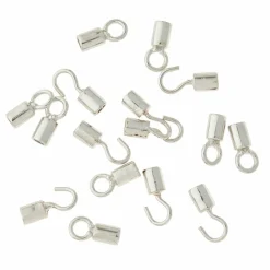 12 Pack: Rhodium Closures by Bead Landing™