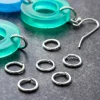 12 Pack: Rhodium Jump Rings, 7mm by Bead Landing™