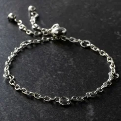 24 Pack: 9" Rhodium Slider Charm Bracelet by Bead Landing™