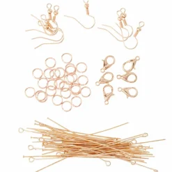 12 Pack: Rose Gold Jewelry Finding Kit by Bead Landing™