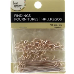 12 Pack: Rose Gold Jewelry Finding Kit by Bead Landing™