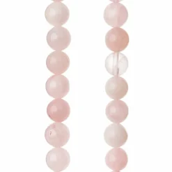 12 Pack: Rose Quartz Round Beads by Bead Landing™, 8mm