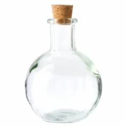 12 Pack: Round Glass Bottle with Cork by Ashland™