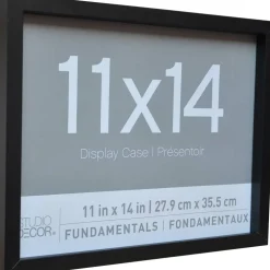 9 Packs: 2 ct. (18 total) Black Fundamentals 11" x 14" Display Cases by Studio Décor®