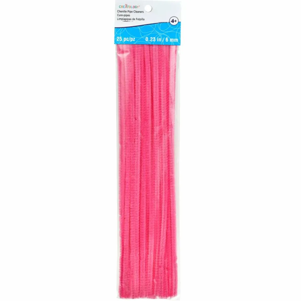 24 Packs: 25 ct. (600 total) Chenille Pipe Cleaners by Creatology™