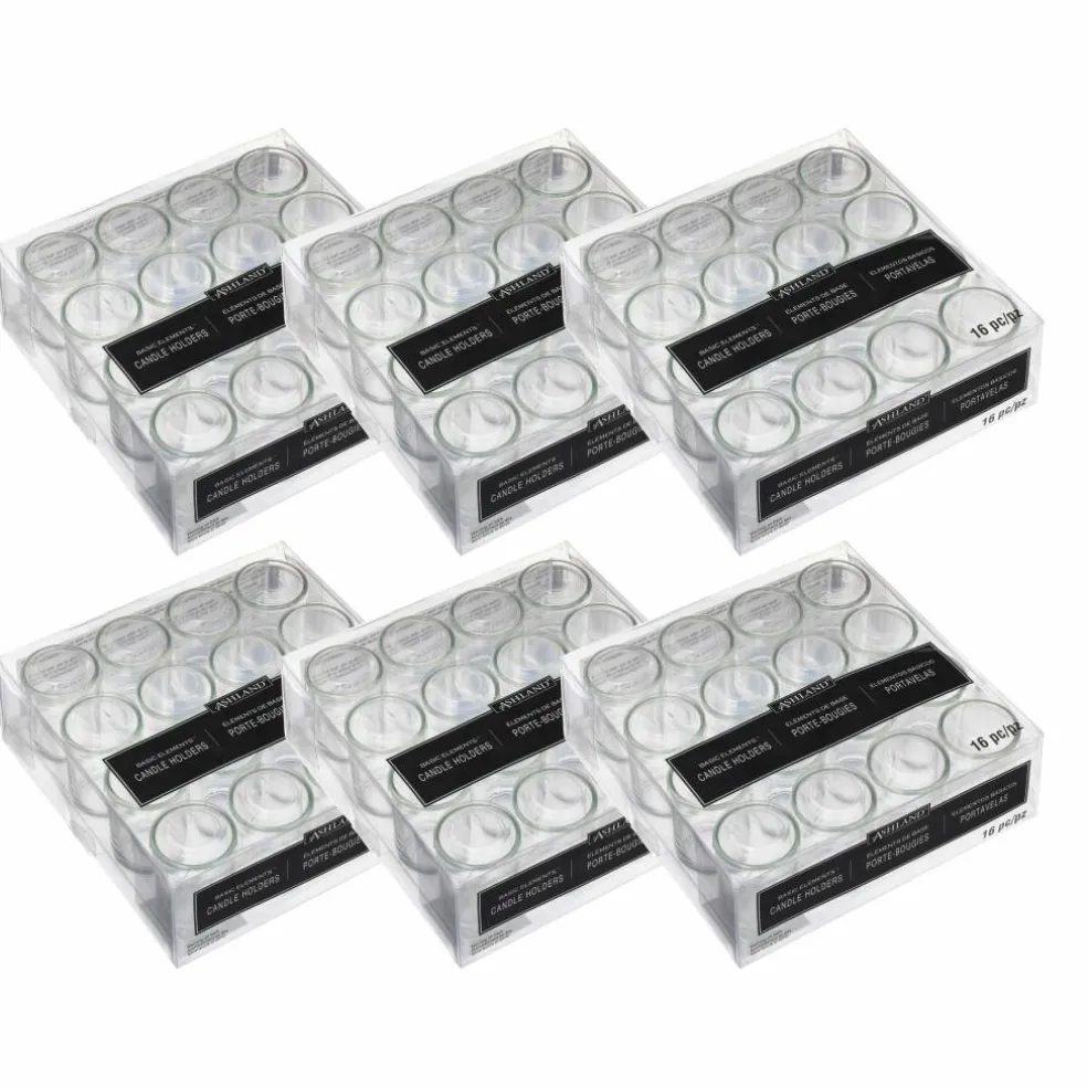 6 Packs: 16 ct. (96 total) Clear Votive Holders by Ashland® Basic Elements™
