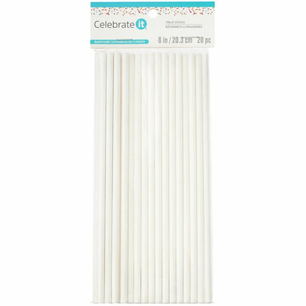 12 Packs: 20 ct. (240 total) 8" Cookie Sticks by Celebrate It®
