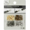12 Packs: 72 ct. (864 total) Cording D-Rings by Bead Landing™