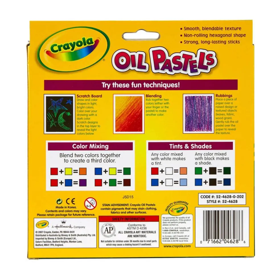 12 Packs: 28 ct. (336 total) Crayola® Colored Oil Pastels Set