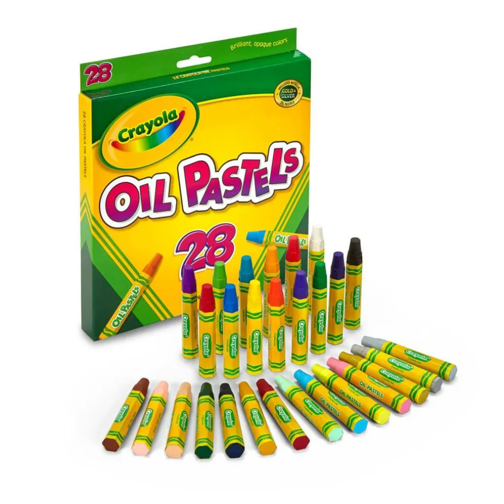 12 Packs: 28 ct. (336 total) Crayola® Colored Oil Pastels Set