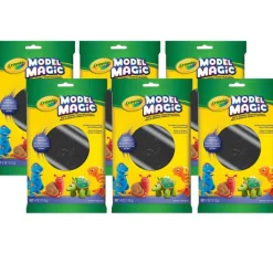 4 Packs: 6 ct. (24 total) Crayola® Model Magic® 4oz. Black Modeling Compound