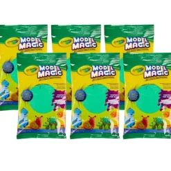 4 Packs: 6 ct. (24 total) Crayola® Model Magic® 4oz. Green Modeling Compound