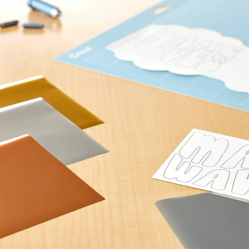 9 Packs: 24 ct. (216 total) Cricut® Foil Transfer Sheets Sampler, Metallic