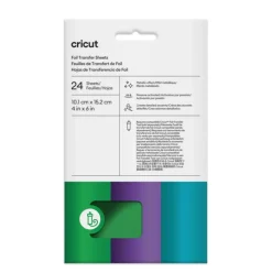 9 Packs: 24 ct. (216 total) Cricut® Foil Transfer Sheets Sampler, Jewel
