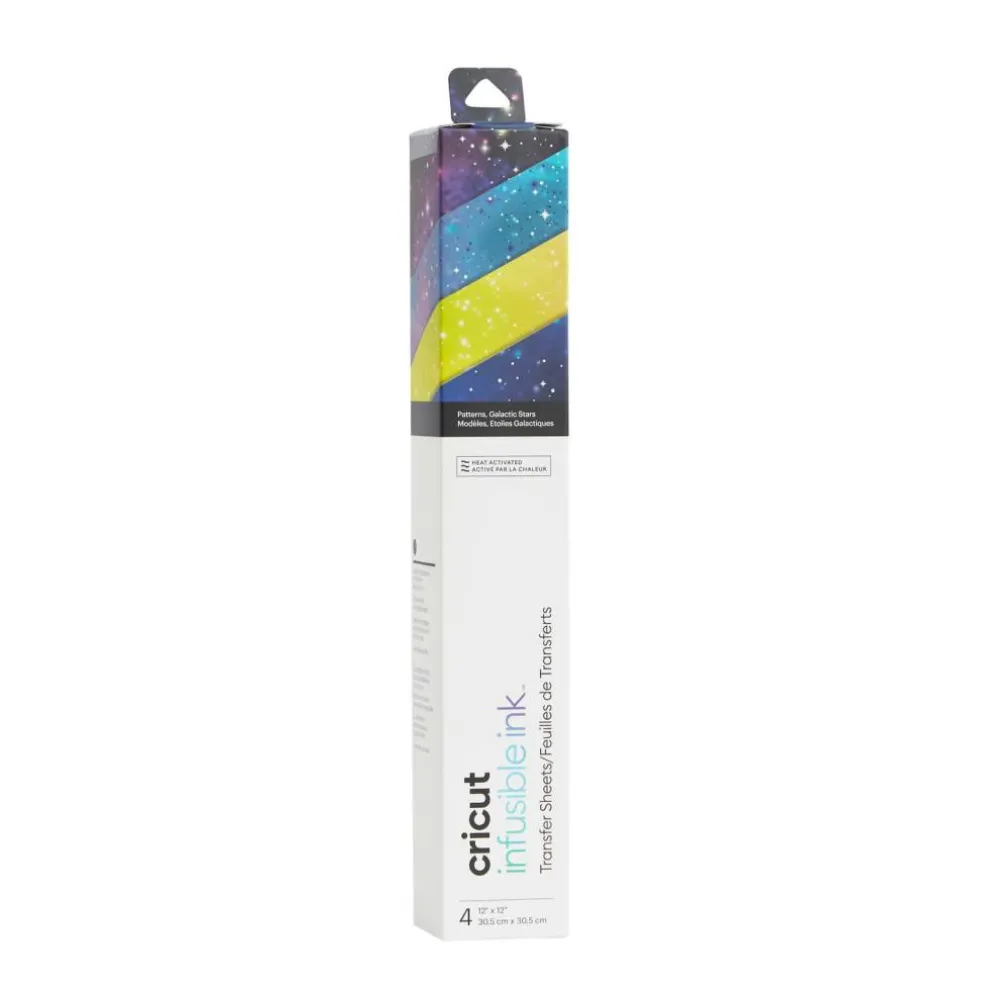 6 Packs: 4 ct. (24 total) Cricut® Infusible Ink™ Transfer Sheet Patterns, Galactic Stars