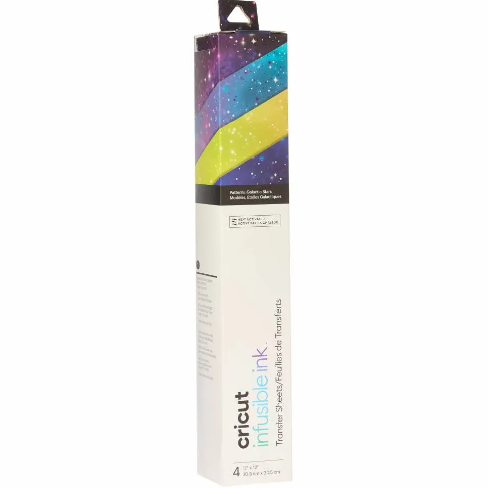 6 Packs: 4 ct. (24 total) Cricut® Infusible Ink™ Transfer Sheet Patterns, Galactic Stars