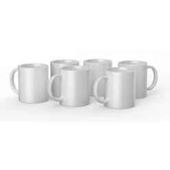 6 Packs: 6 ct. (36 total) Cricut® 12oz. White Ceramic Mug Blanks