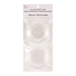 6 Packs: 2 ct. (12 total) Everyday Clear Stretch Lacing by Bead Landing™, 230yd.