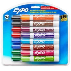 12 Packs: 16 ct. (192 total) Expo® Low Odor Assorted Chisel Tip Dry Erase Markers
